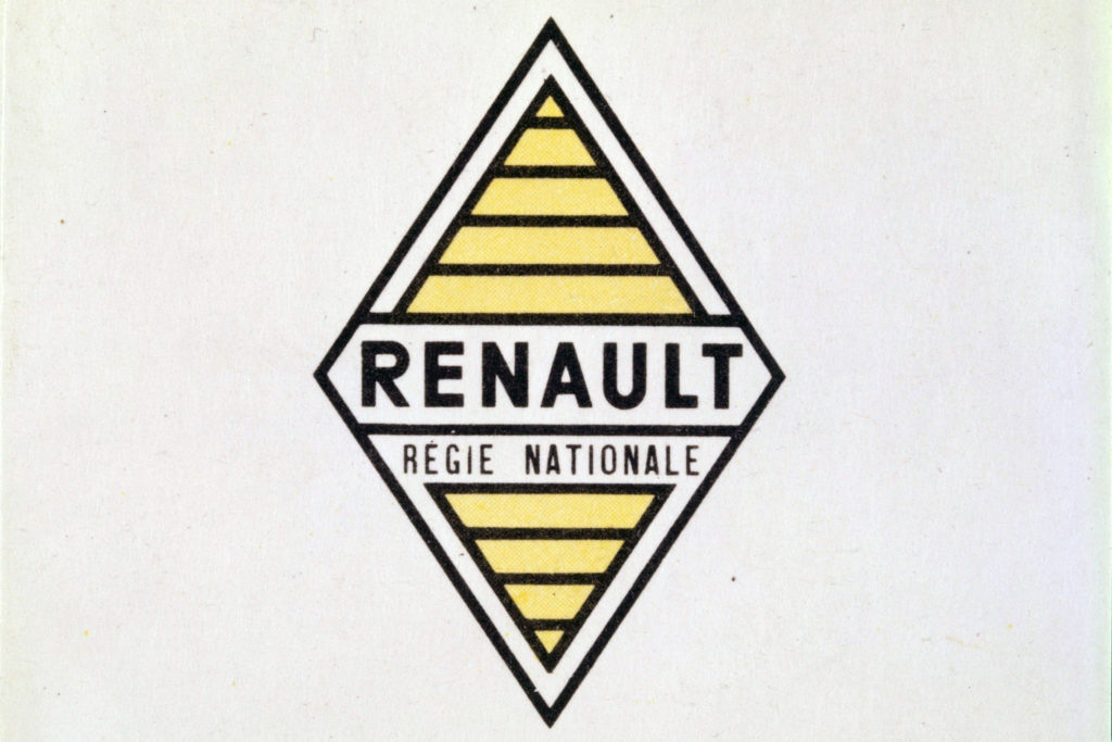 Logo Renault v roce 1945