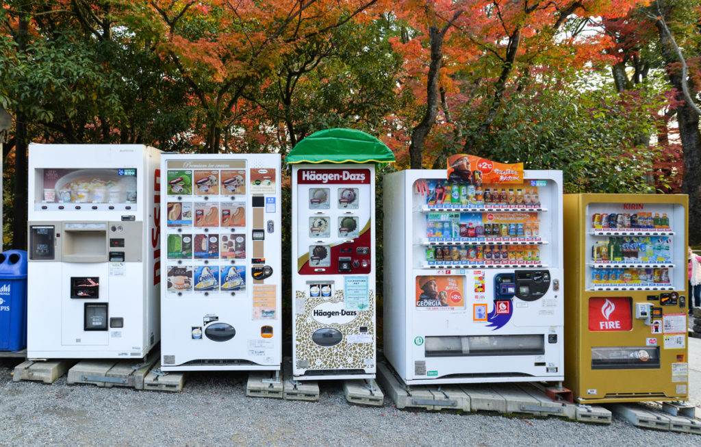 Japonsko je plné prodejních automatů
