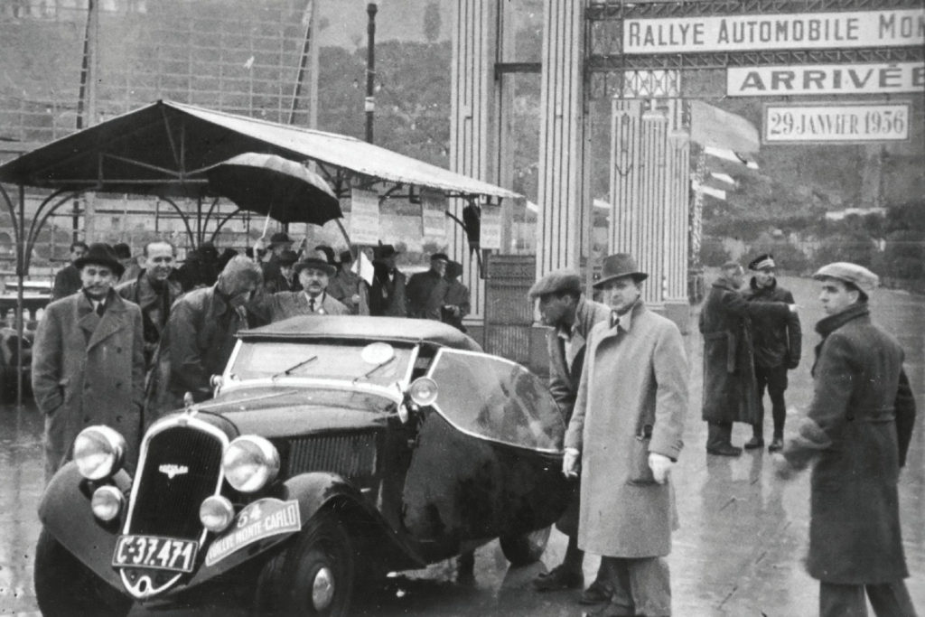 Škoda Popular Sport na Rallye Monte Carlo 1936