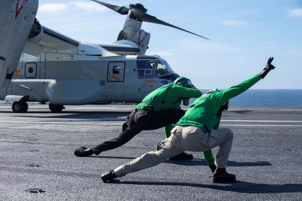 Start letounu V-22 Osprey