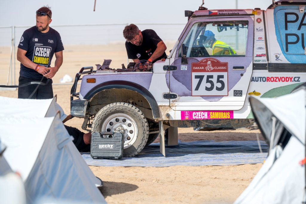 Olga Roučková na Rallye Dakar Classic