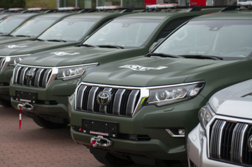 Toyoty Land Cruiser pro policii
