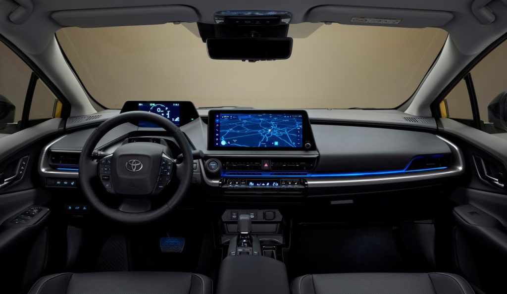 Interiér nové Toyoty Prius