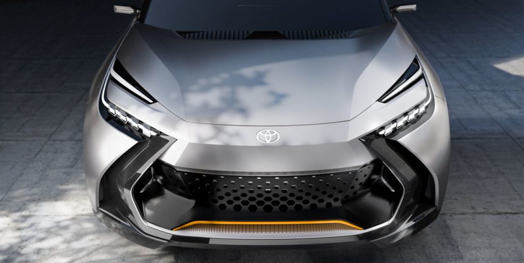 Čelní maska Toyoty C-HR prologue