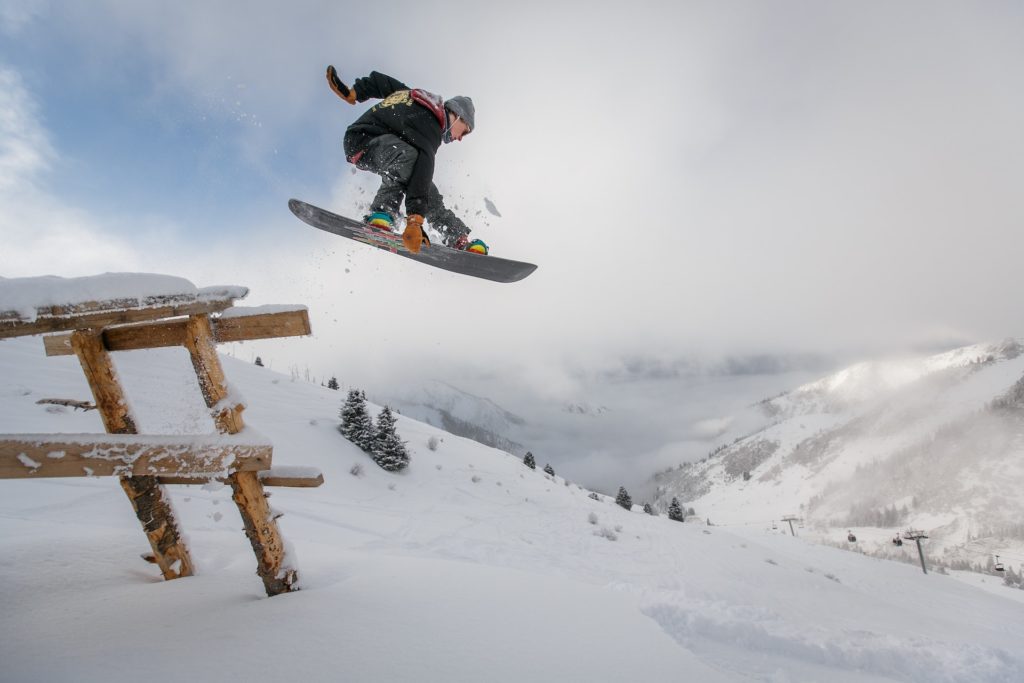 Jízda na snowboardu