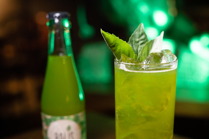Basil Smash Highball