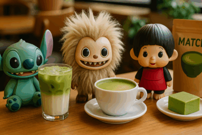 Labubu a matcha