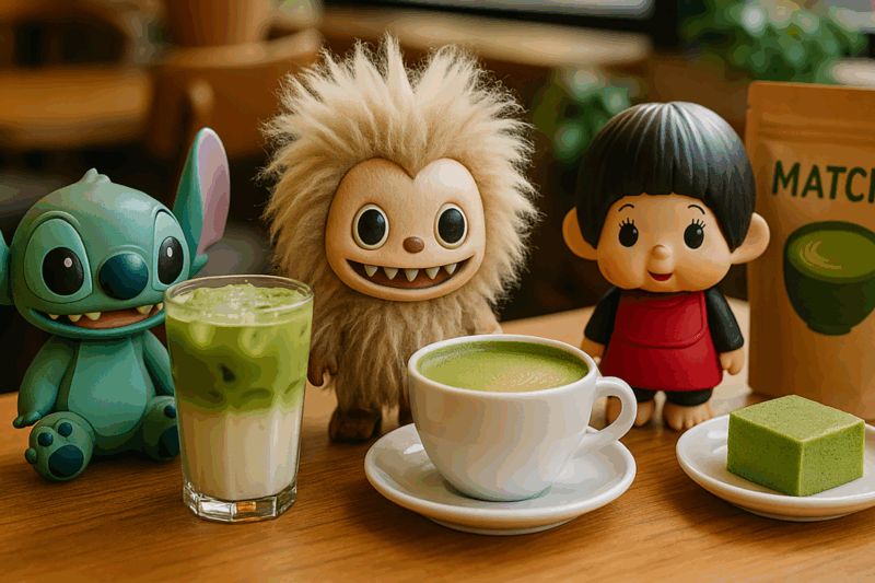 Labubu a matcha