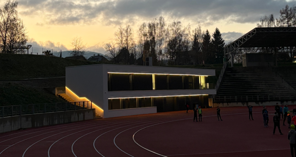 Osvětlení stadionu Zdroj: ledsolution.cz