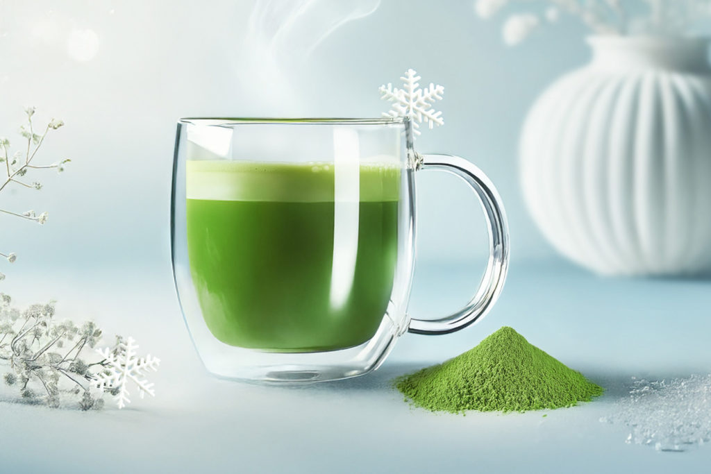 Matcha Tea v zimě