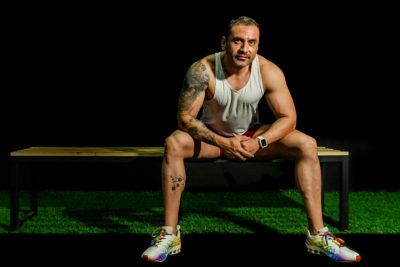 Hubnutí – muž fitness