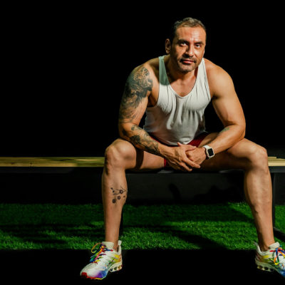 Hubnutí – muž fitness